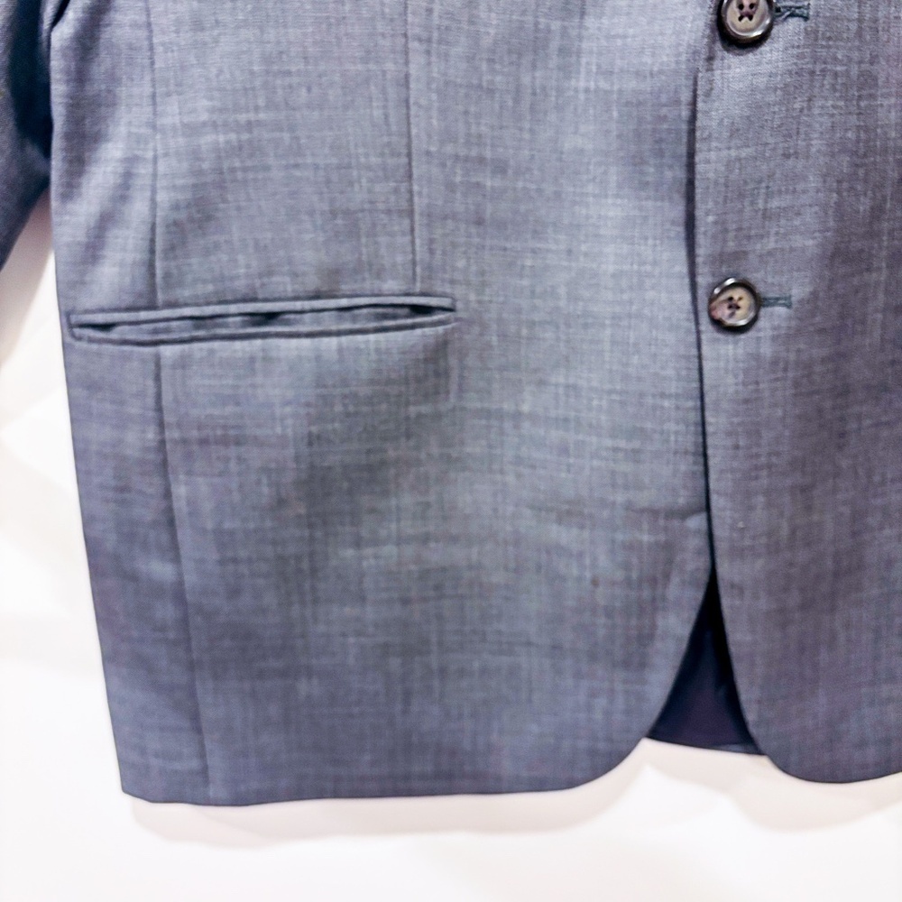 RALPH LAUREN Grey Wool Blazer Tailored Classic Business Casual | 44R * - Picture 3 of 9